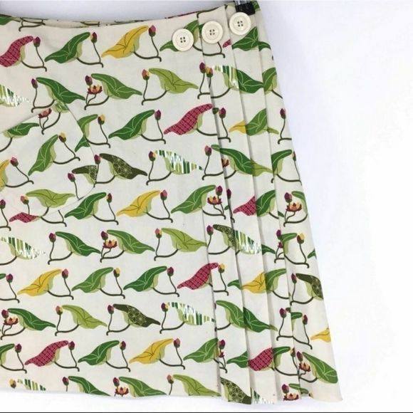 Anthropologie Atlantic Ivy 🍃 Wrap Skirt Size 4 - Picture 4 of 9
